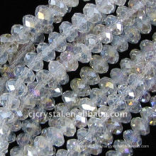 Crystal Rondelle cuentas de diamantes